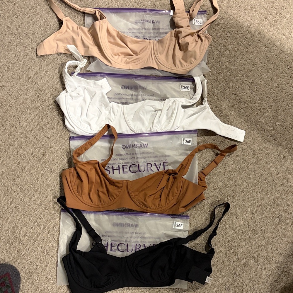 Everyday Support Underwire Bra - Nude, White, Caramel, Black